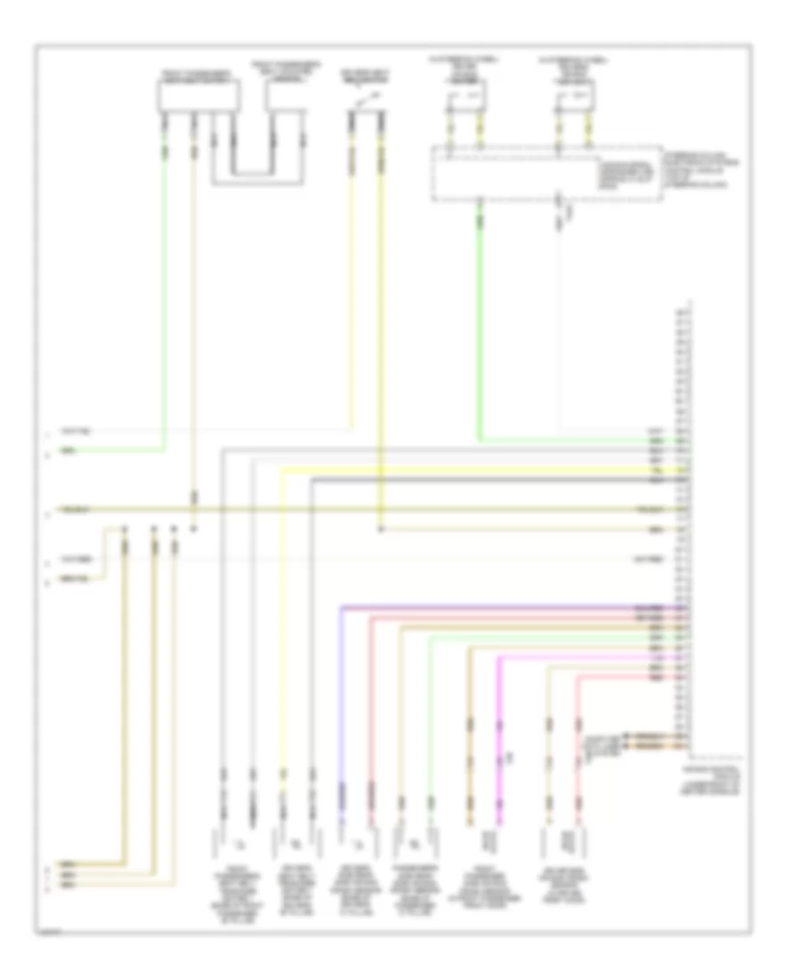 Supplemental Restraints Wiring Diagram without Rear Side Air Bag 2 of 2 for Volkswagen CC Executive 2014