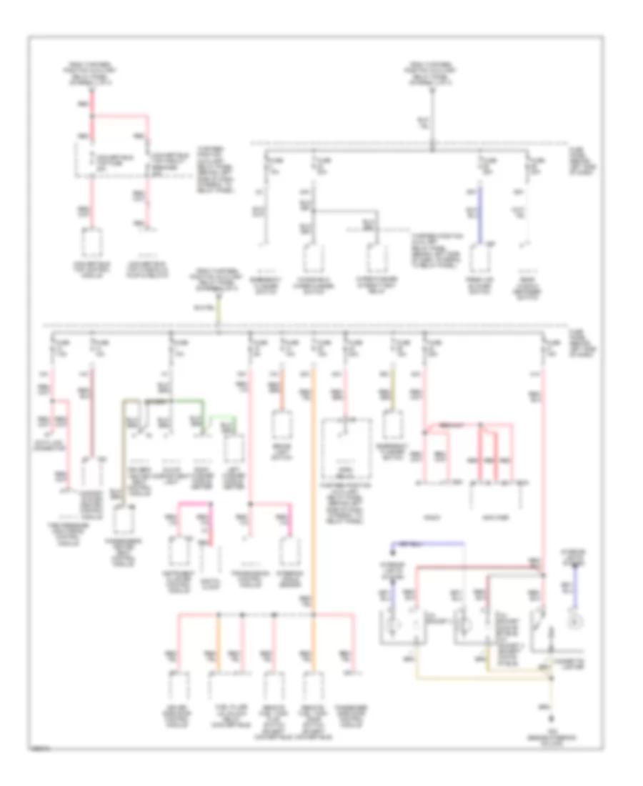 Power Distribution Wiring Diagram 3 of 4 for Volkswagen New Beetle S 2008