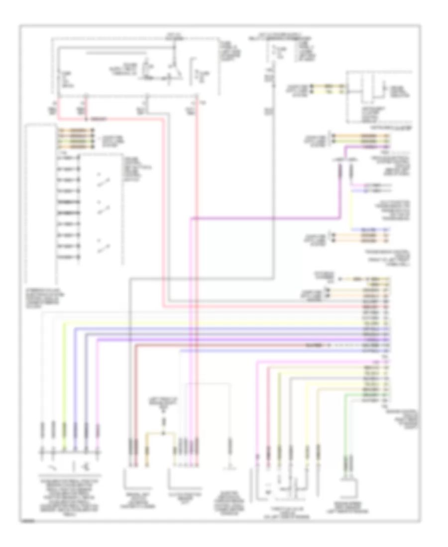 Cruise Control Wiring Diagram, Late Production for Volkswagen Tiguan SE 4Motion 2011