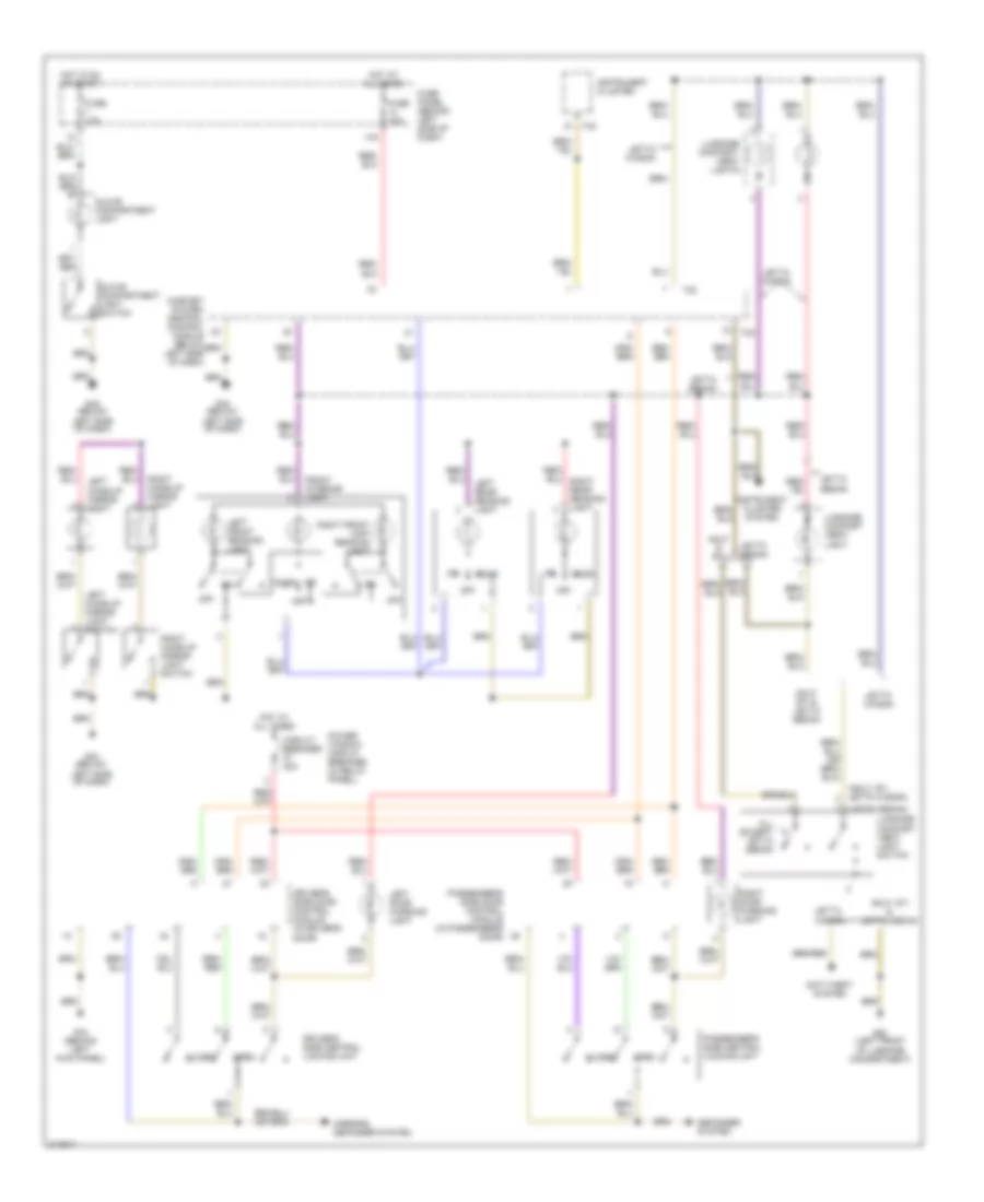 Courtesy Lamps Wiring Diagram for Volkswagen Golf GL 2004