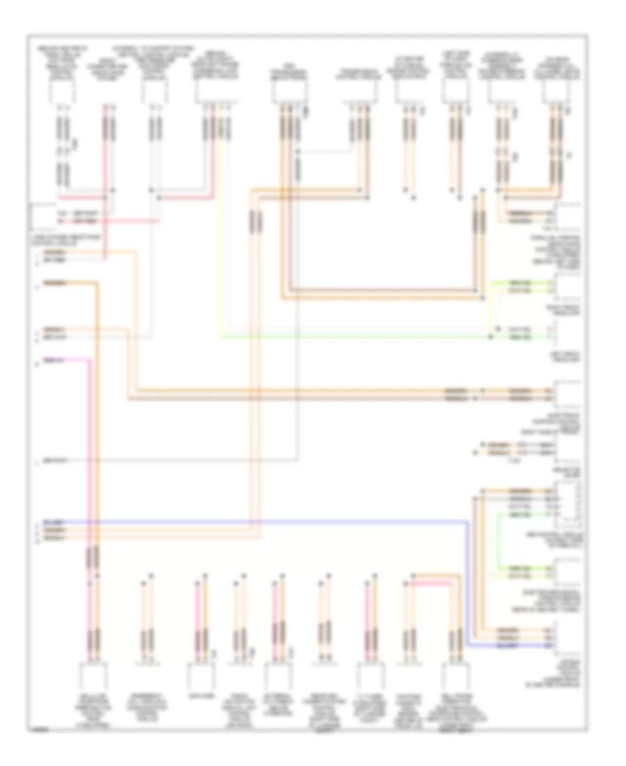Computer Data Lines Wiring Diagram 2 of 2 for Volkswagen CC R Line 2014