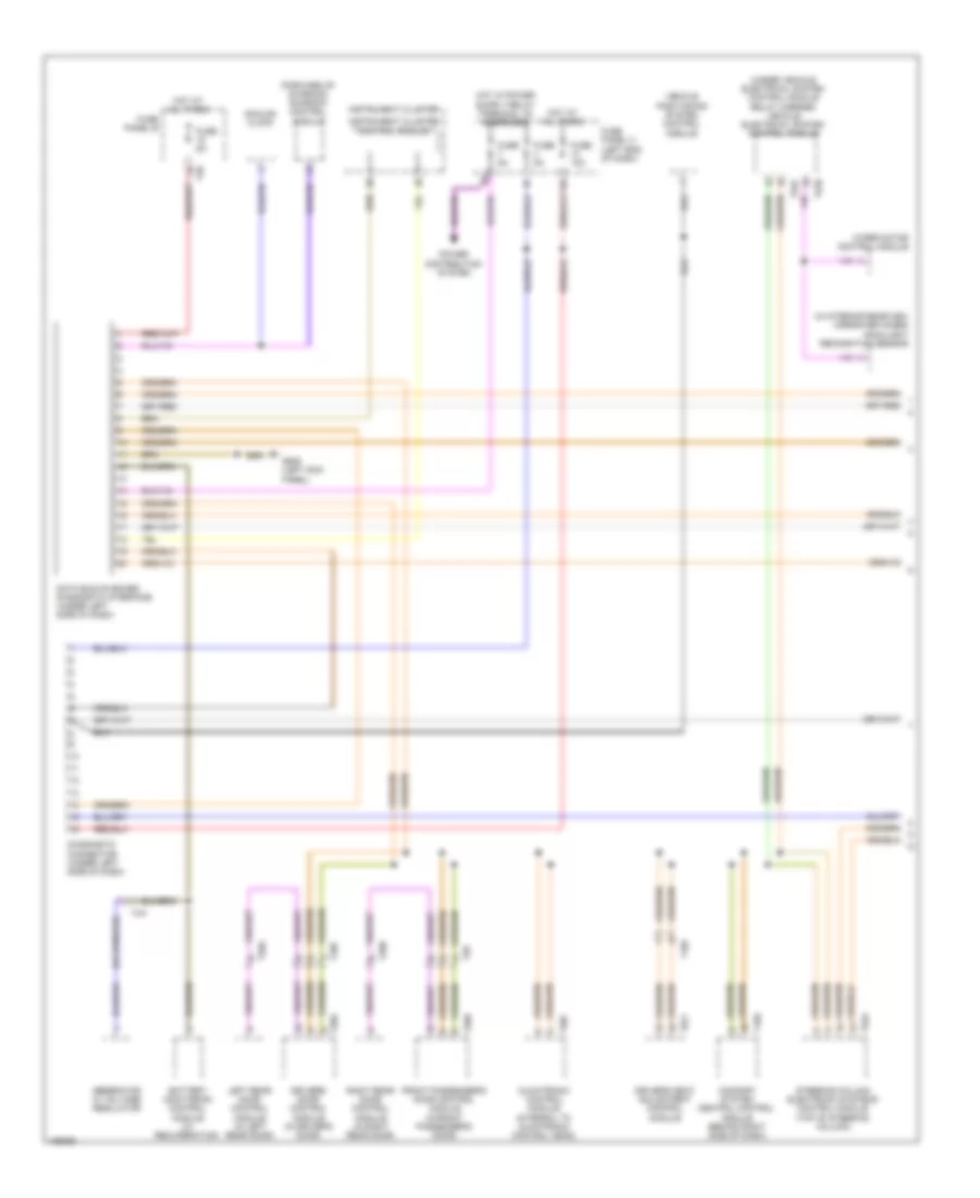 Computer Data Lines Wiring Diagram 1 of 2 for Volkswagen CC Sport 2014