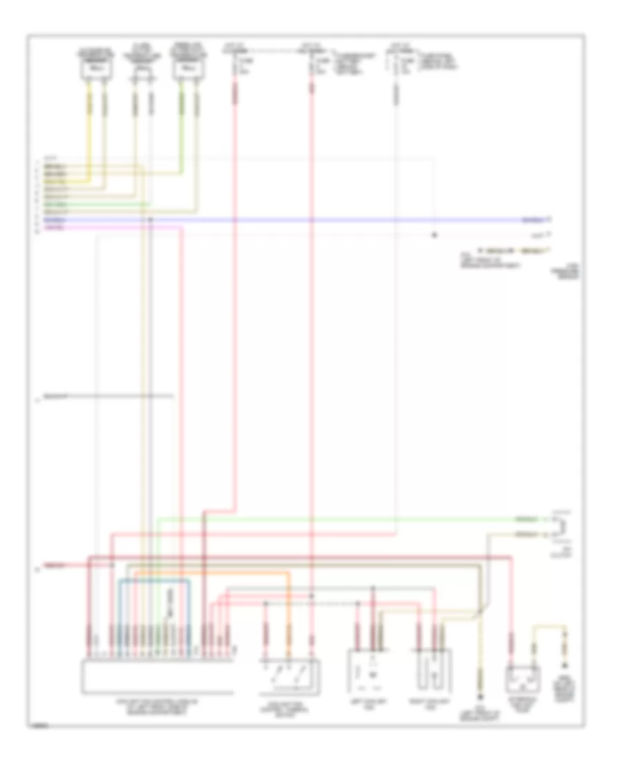 Automatic A C Wiring Diagram 2 of 2 for Volkswagen GTI 2004