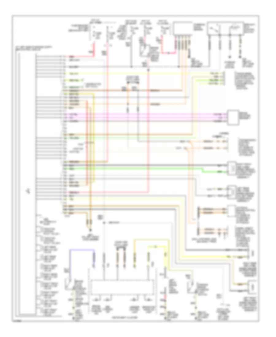 Anti lock Brakes Wiring Diagram with Electronic Stability Program for Volkswagen GTI 2004