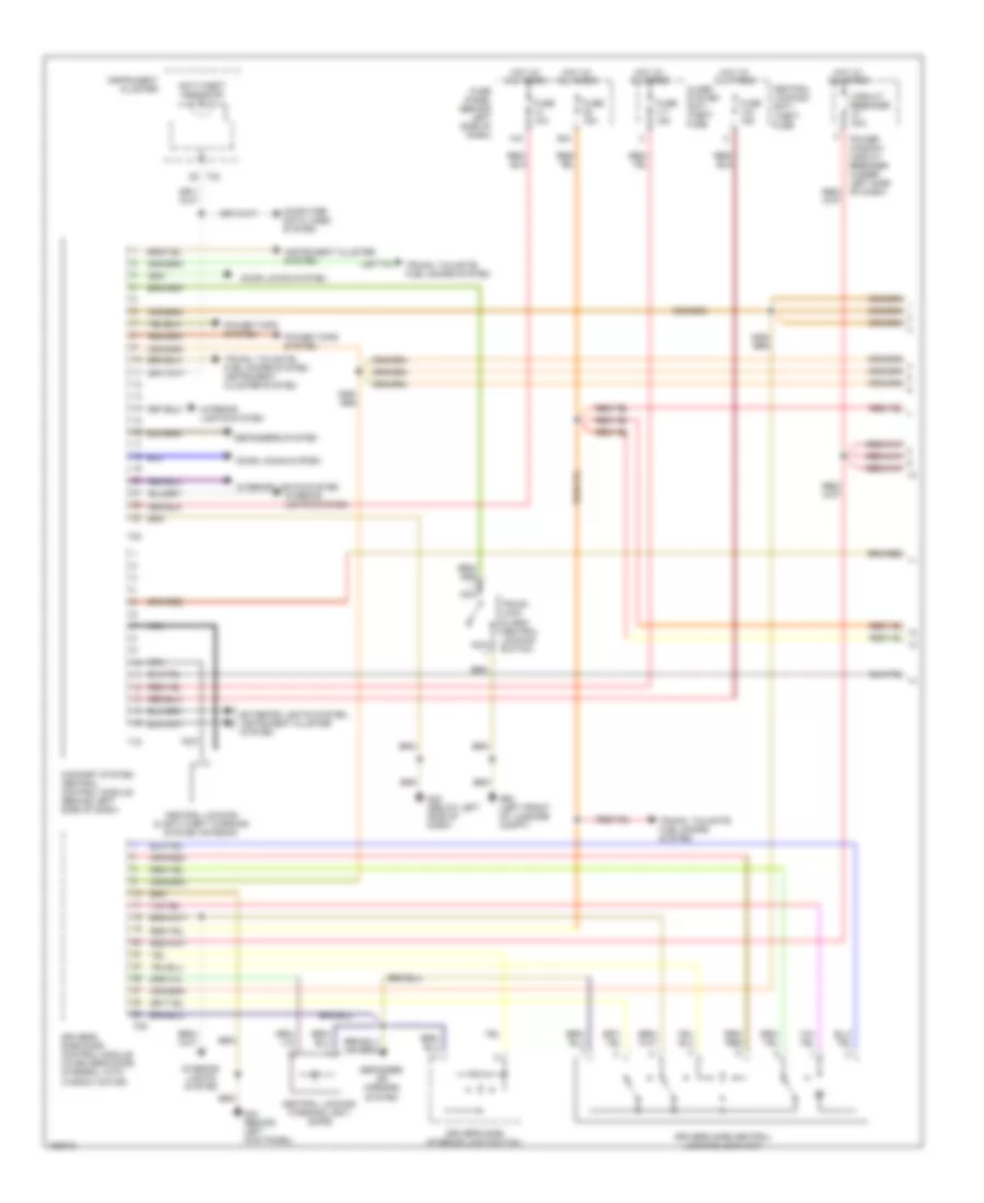 Anti theft Wiring Diagram 1 of 2 for Volkswagen GTI 2004