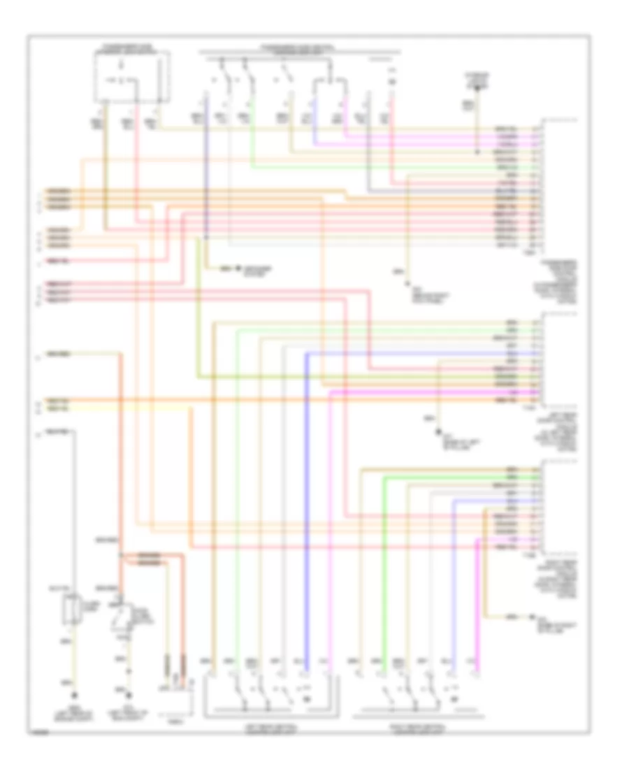 Anti-theft Wiring Diagram (2 of 2) for Volkswagen GTI 2004