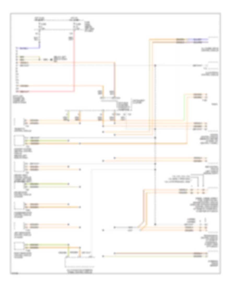 Computer Data Lines Wiring Diagram for Volkswagen GTI 2004