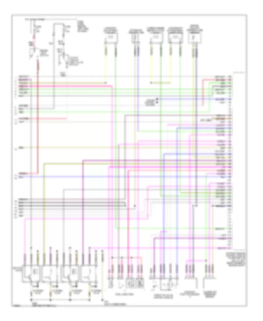 1.8L Turbo, Engine Performance Wiring Diagram (3 of 3) for Volkswagen GTI 2004