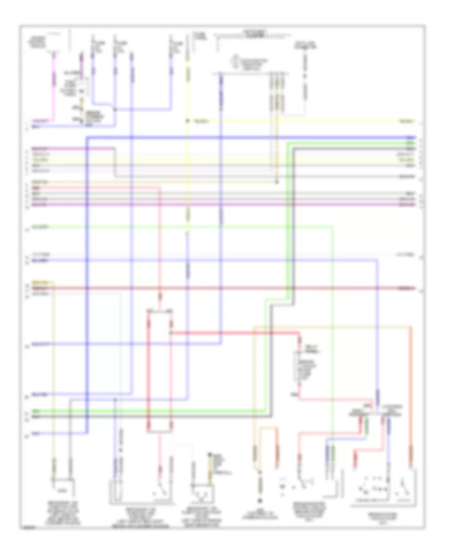 2.8L, Engine Performance Wiring Diagram (2 of 4) for Volkswagen GTI 2004