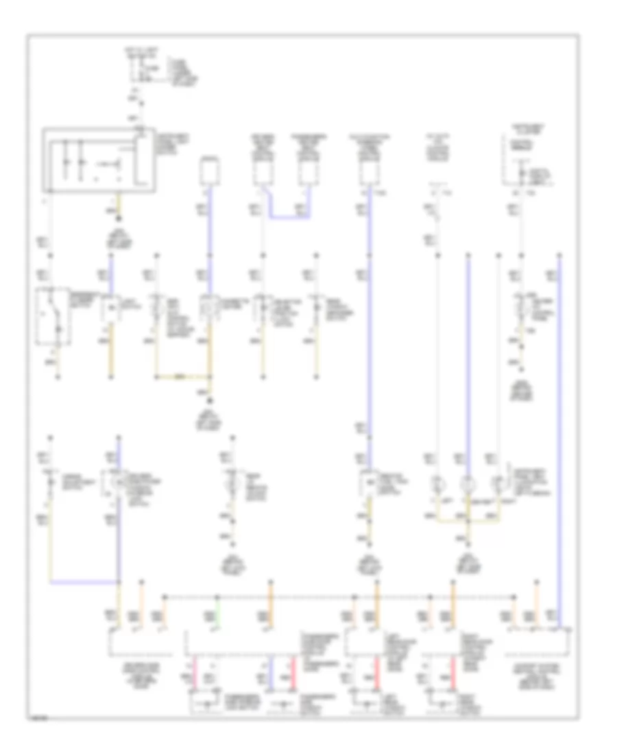 Instrument Illumination Wiring Diagram for Volkswagen GTI 2004