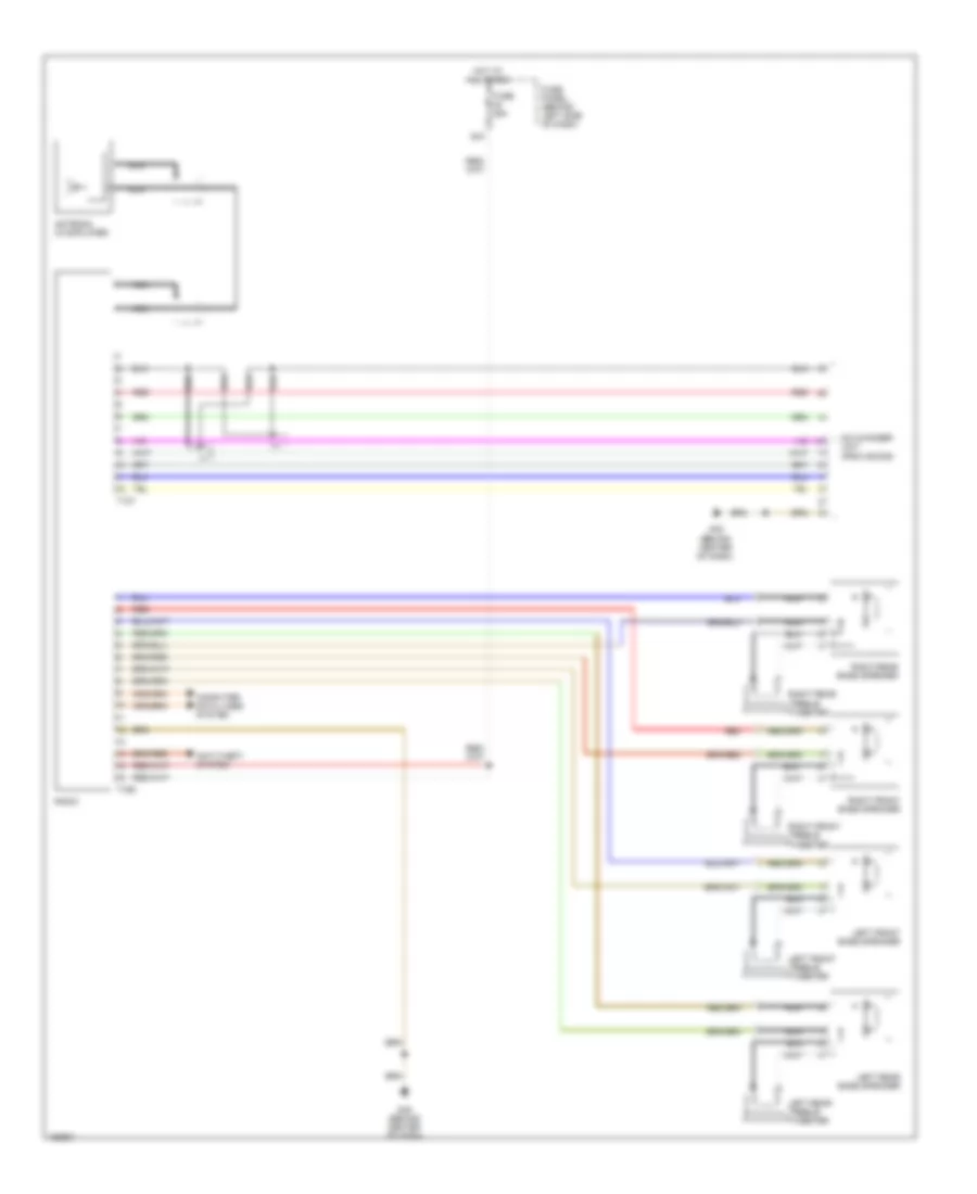 Radio Wiring Diagram without Monsoon Radio for Volkswagen GTI 2004