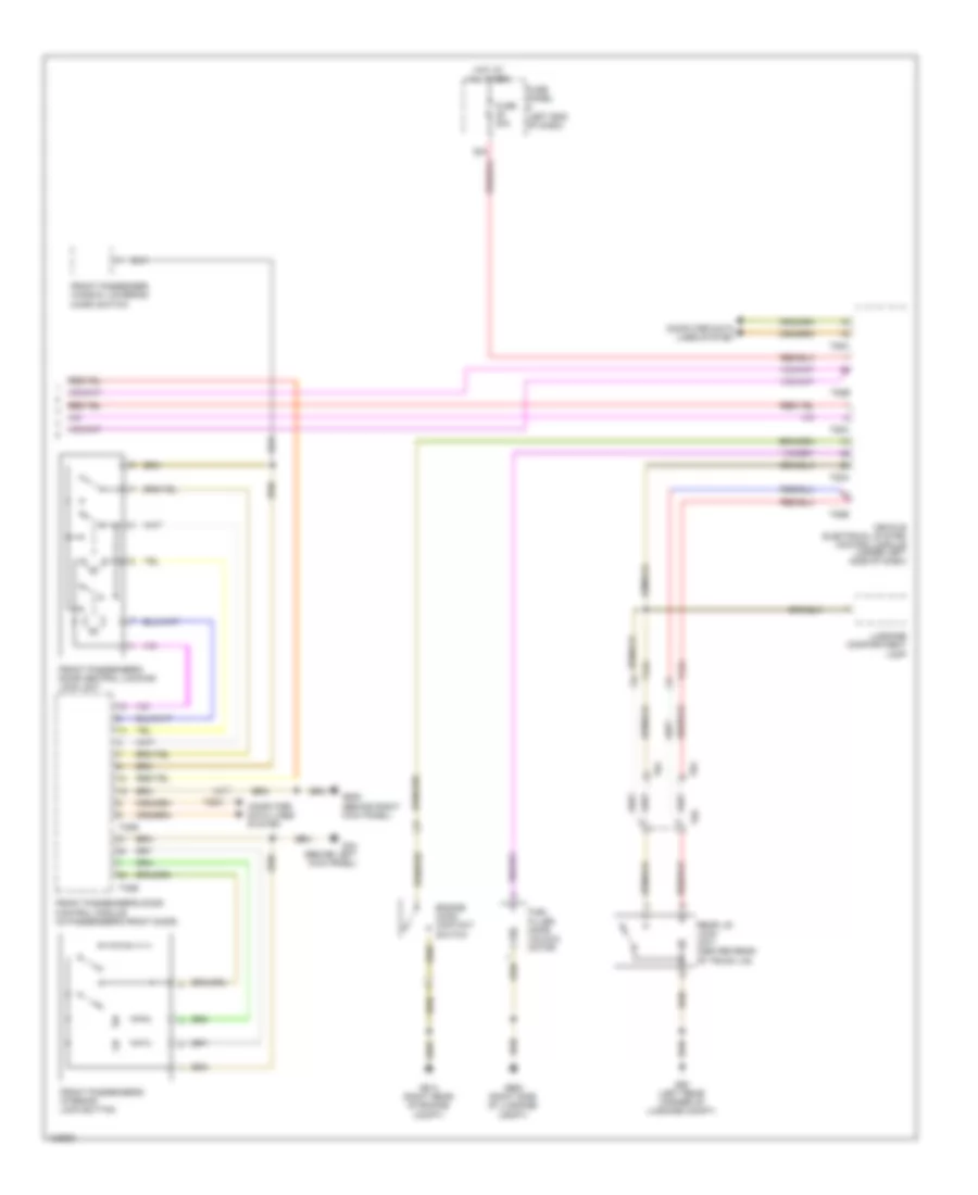Forced Entry Wiring Diagram (2 of 2) for Volkswagen Eos Executive 2014