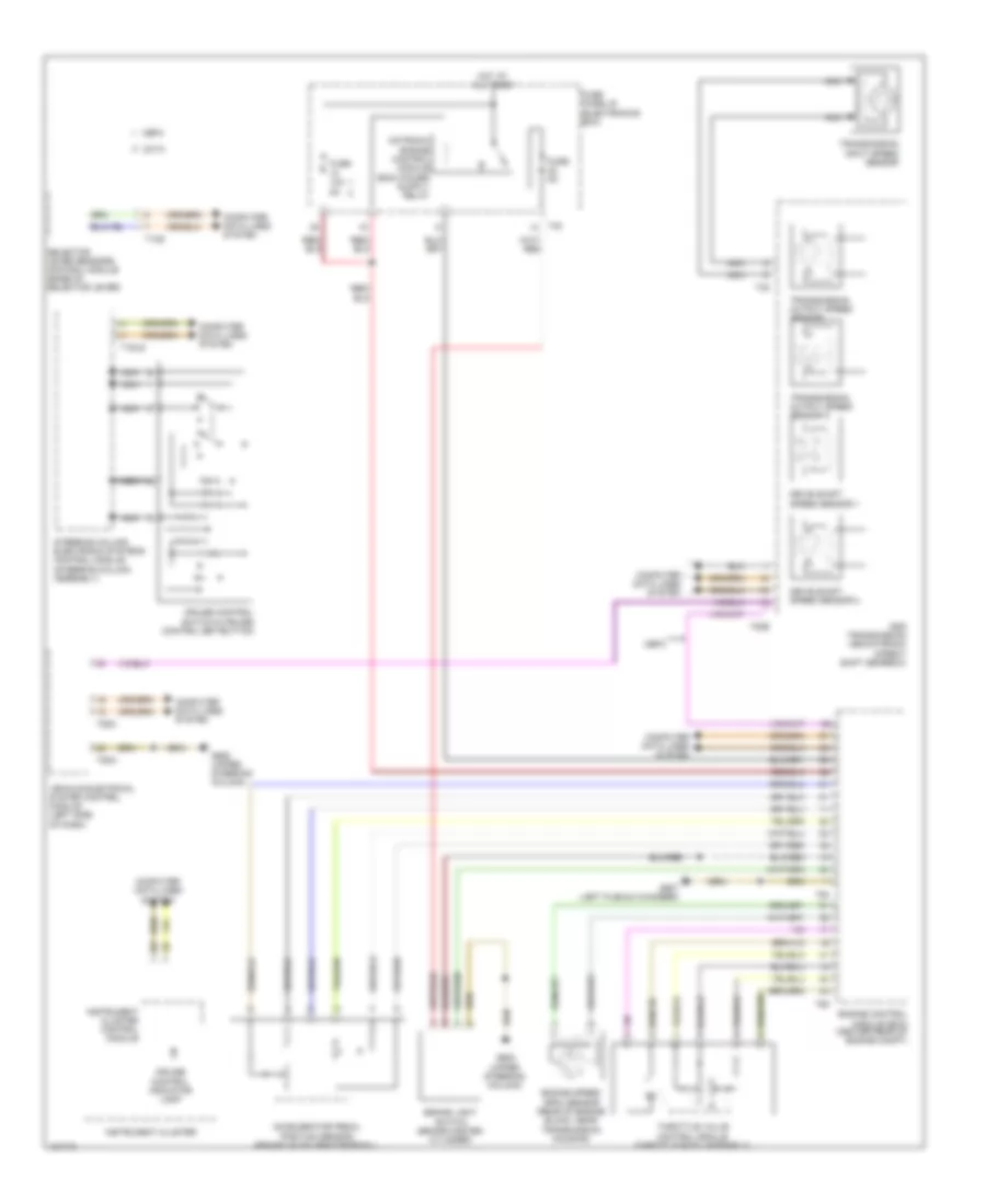Cruise Control Wiring Diagram for Volkswagen Eos Executive 2014