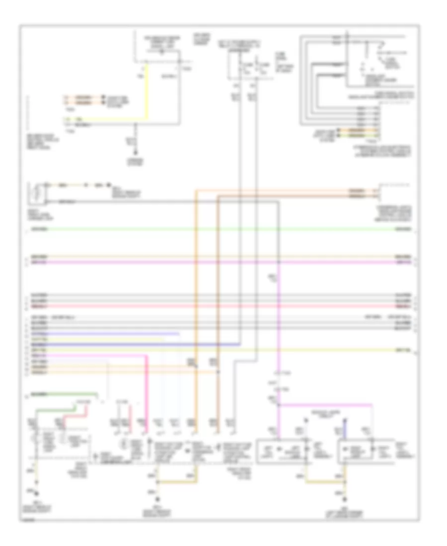 Exterior Lamps Wiring Diagram (2 of 3) for Volkswagen Eos Executive 2014