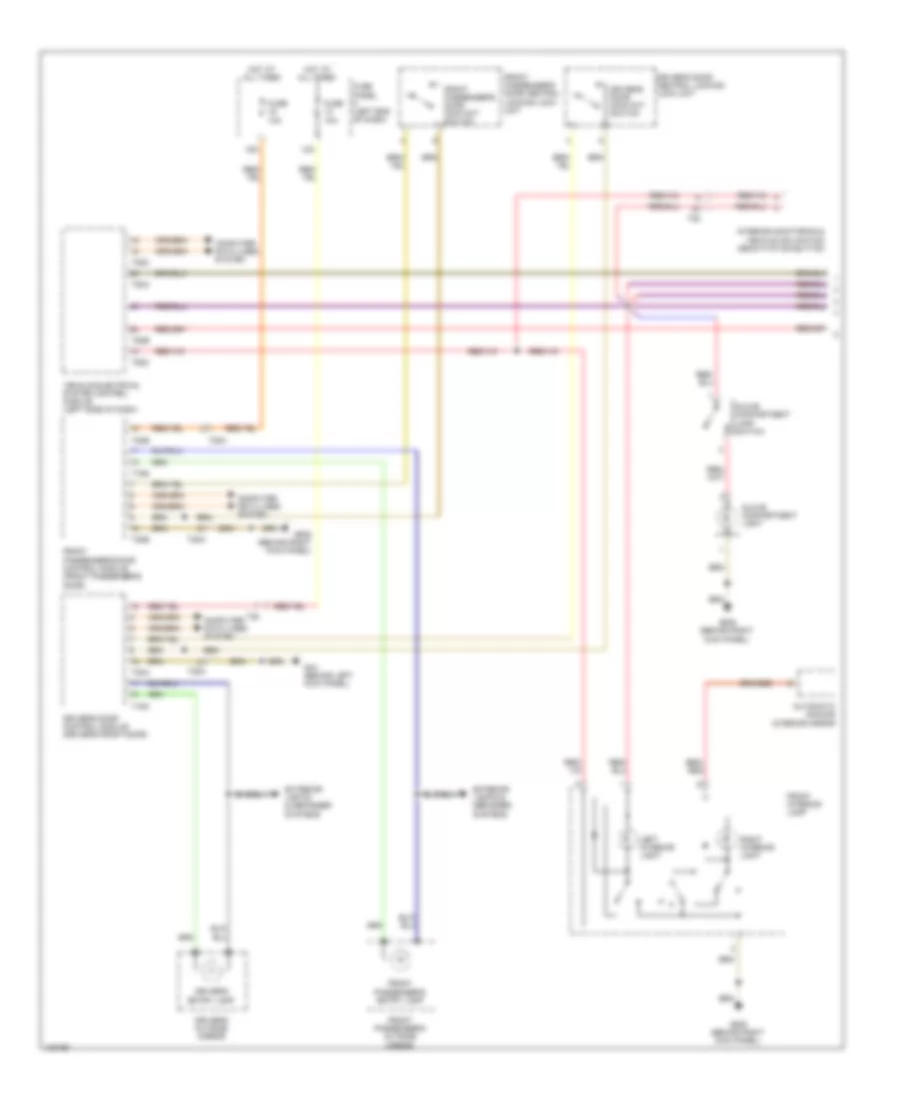 Courtesy Lamps Wiring Diagram 1 of 2 for Volkswagen Eos Executive 2014