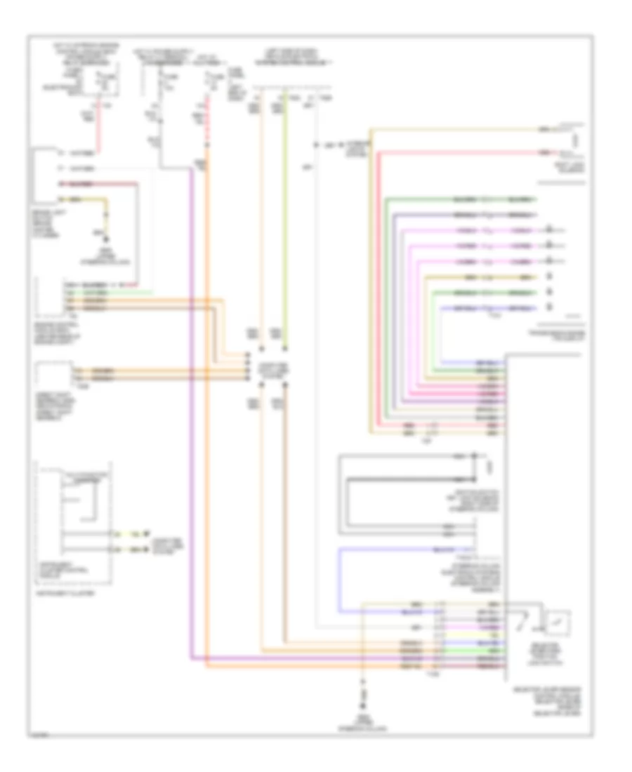 Shift Interlock Wiring Diagram for Volkswagen Eos Executive 2014