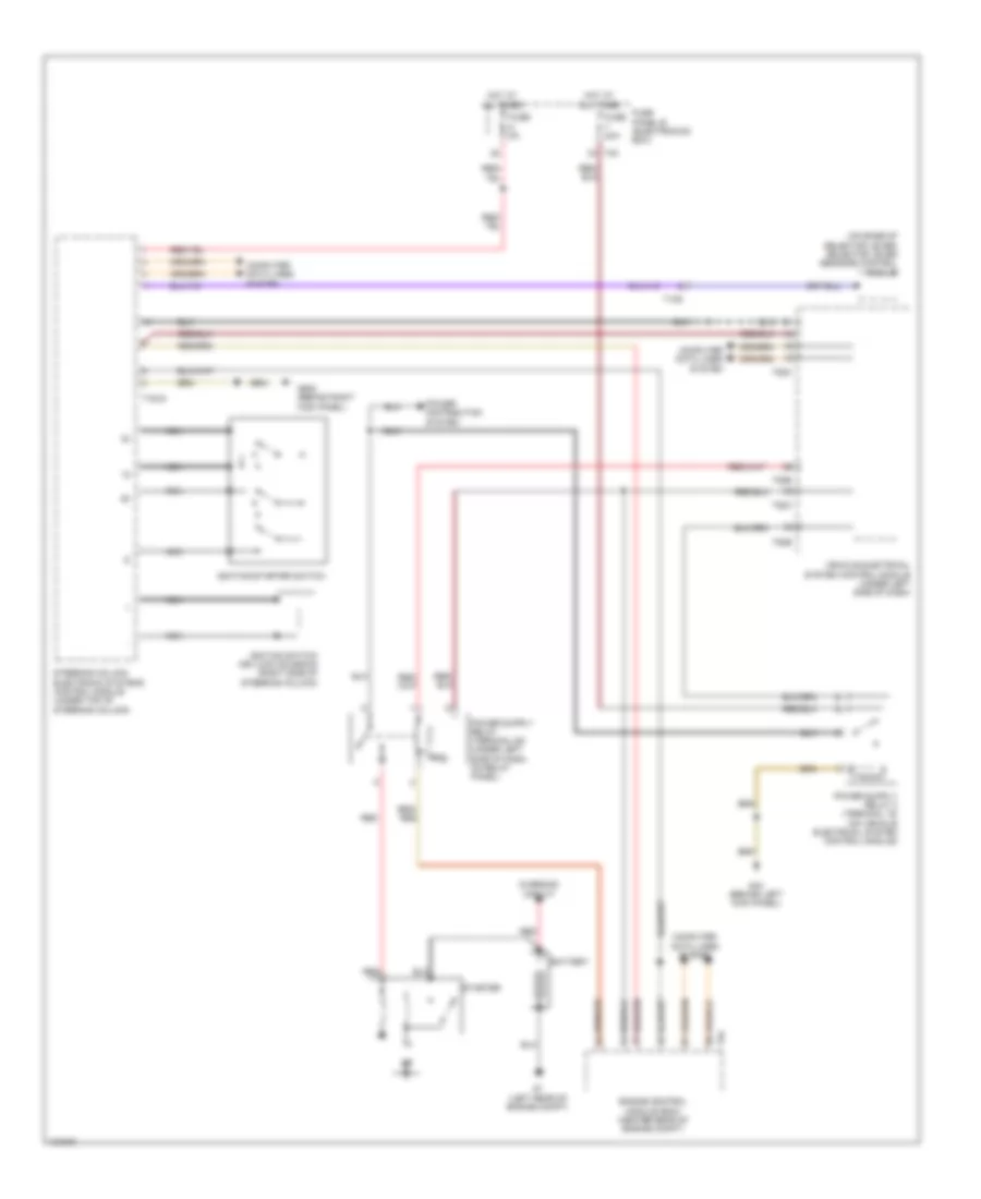 Starting Wiring Diagram, CBFA for Volkswagen Eos Executive 2014