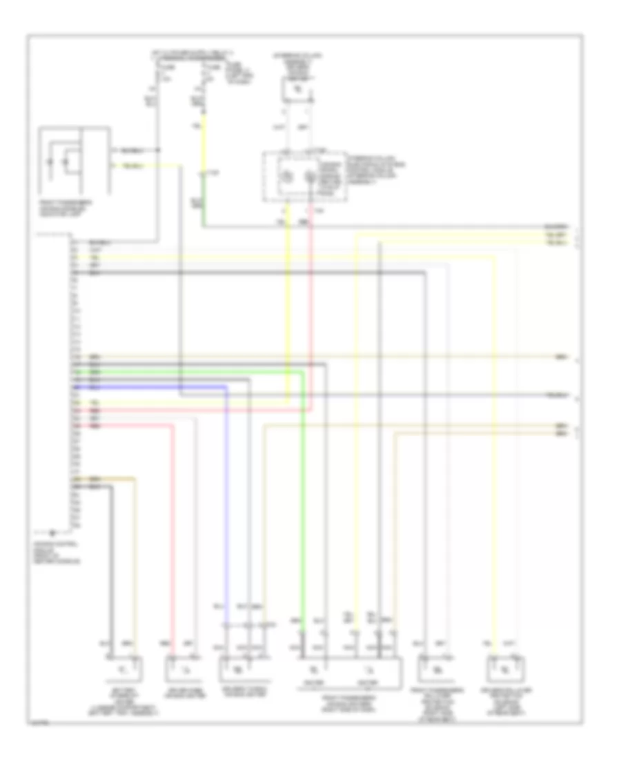 Supplemental Restraints Wiring Diagram 1 of 3 for Volkswagen Eos Executive 2014