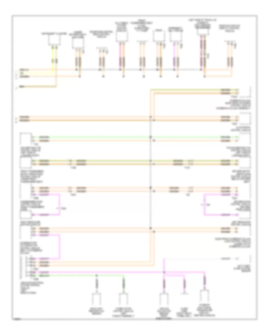 Computer Data Lines Wiring Diagram (2 of 2) for Volkswagen Eos Komfort 2014