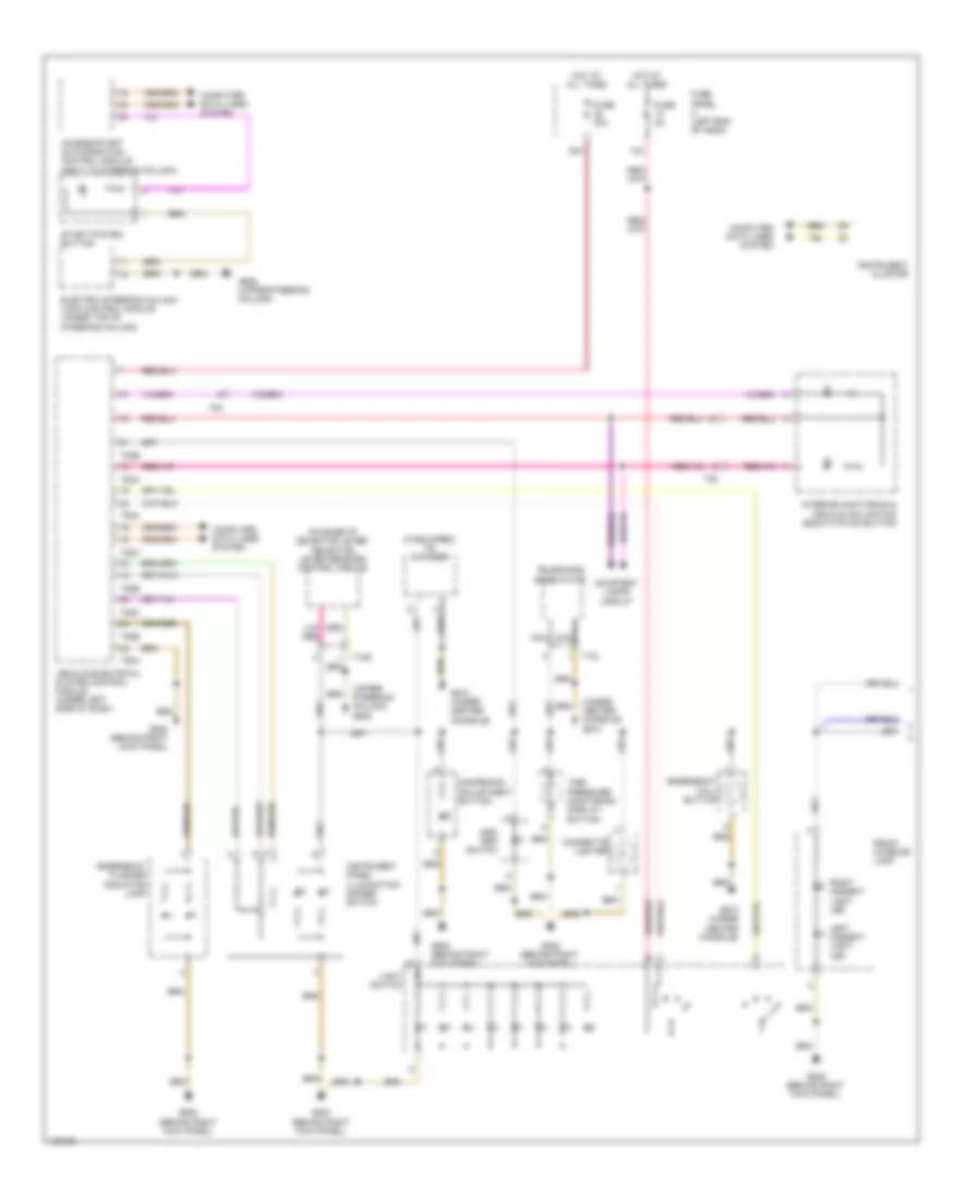 Instrument Illumination Wiring Diagram 1 of 2 for Volkswagen Eos Komfort 2014