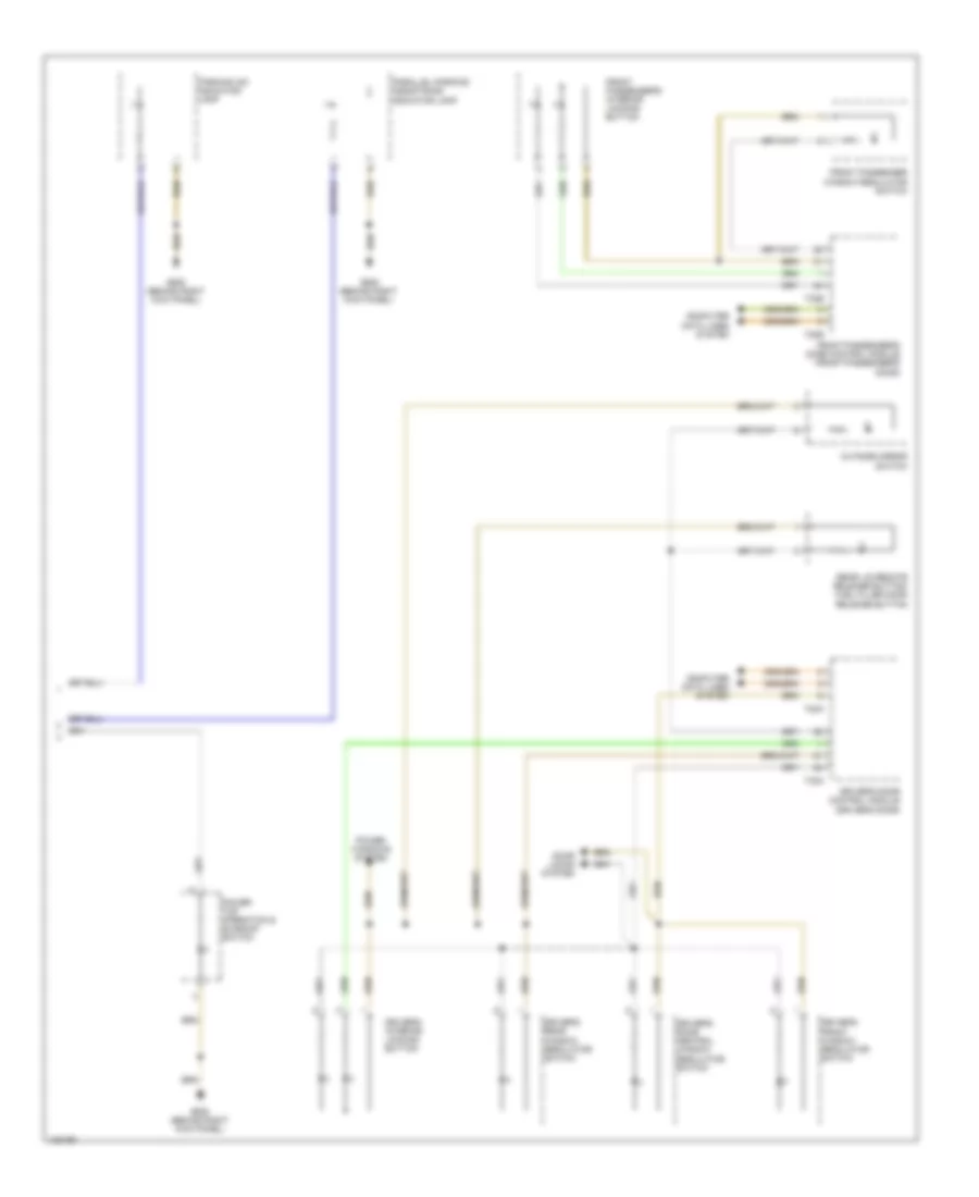 Instrument Illumination Wiring Diagram 2 of 2 for Volkswagen Eos Komfort 2014