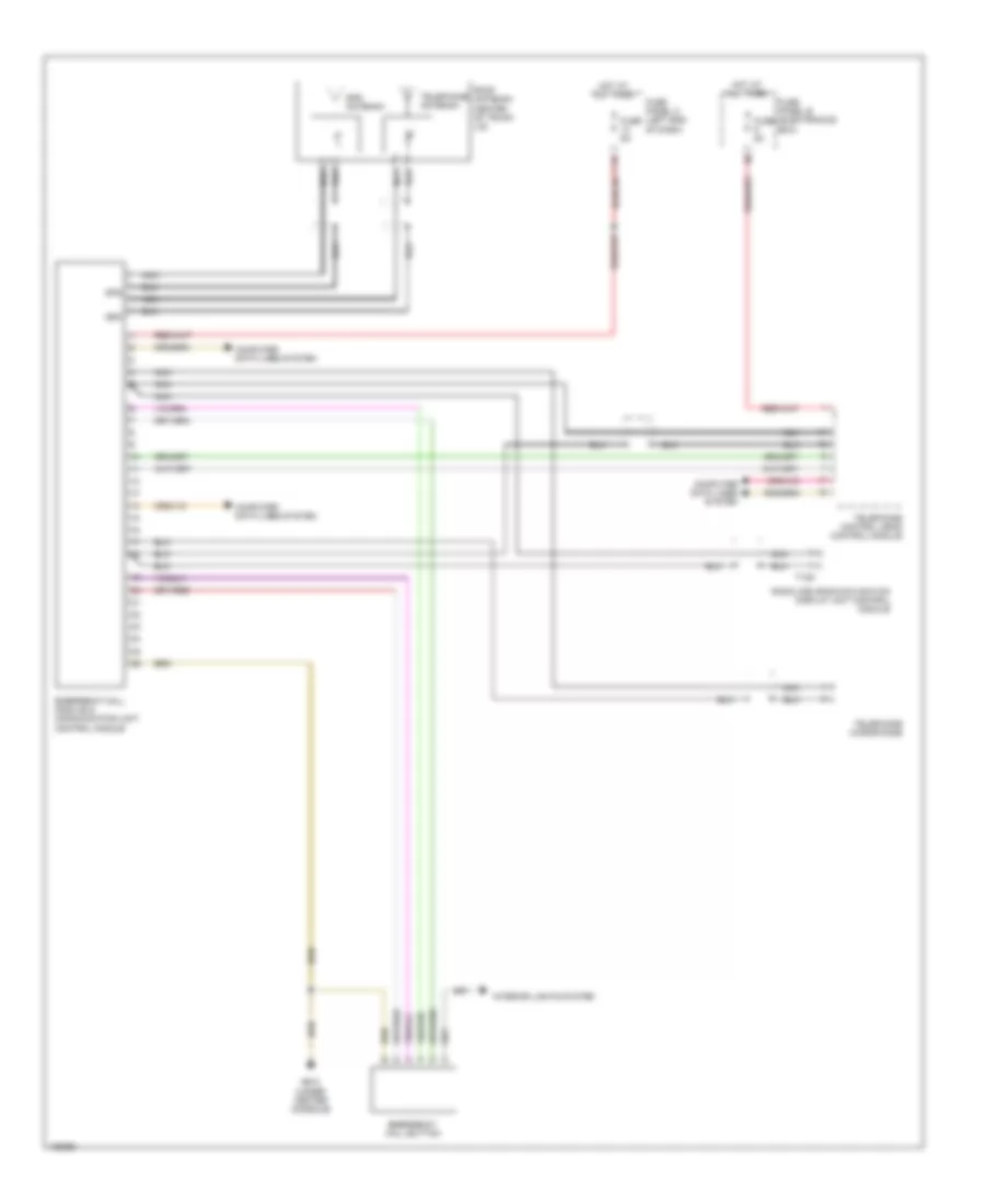 Emergency Call Wiring Diagram for Volkswagen Eos Komfort 2014