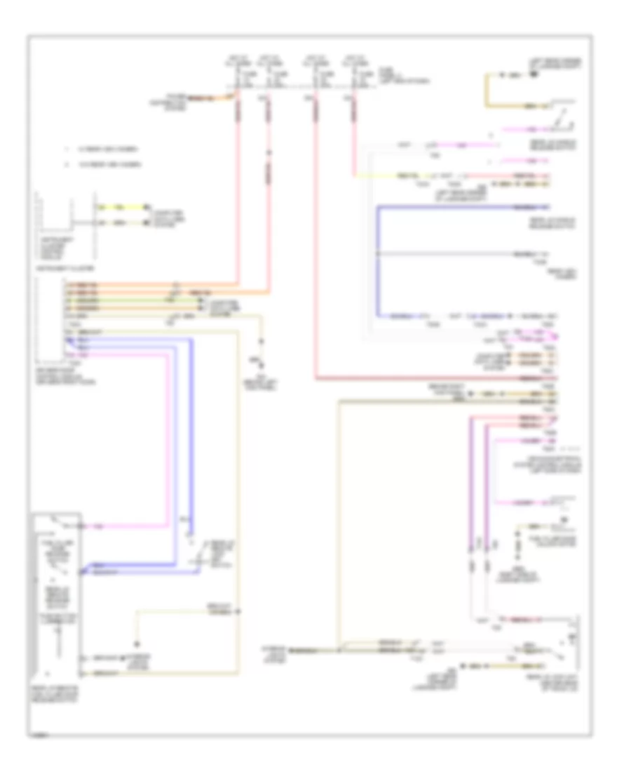 Trunk  Fuel Door Release Wiring Diagram for Volkswagen Eos Komfort 2014
