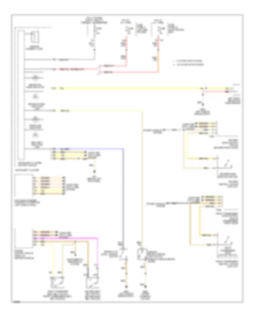 Buzzer Wiring Diagram for Volkswagen Eos Komfort 2014