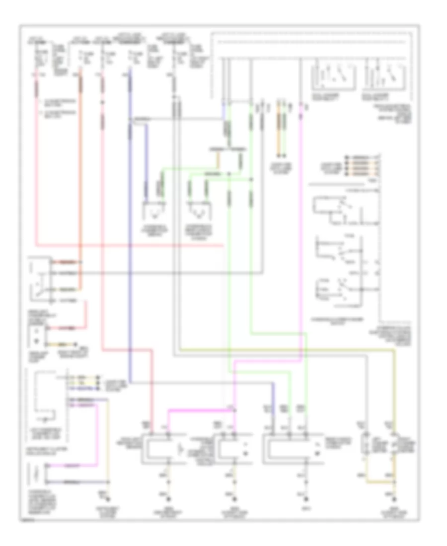 Wiper Washer Wiring Diagram for Volkswagen Passat Turbo 2008