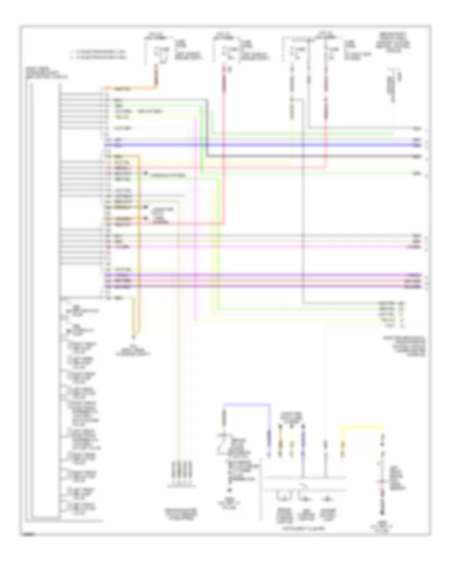 Anti lock Brakes Wiring Diagram 1 of 2 for Volkswagen Passat Turbo 2008