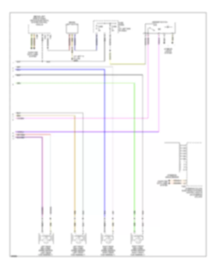 Anti lock Brakes Wiring Diagram 2 of 2 for Volkswagen Passat Turbo 2008