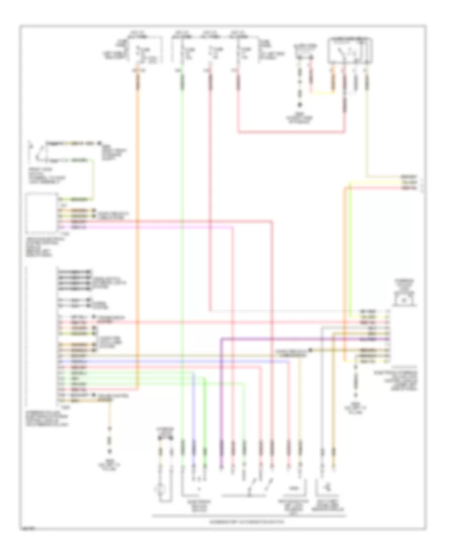 Anti theft Wiring Diagram Sedan 1 of 3 for Volkswagen Passat Turbo 2008