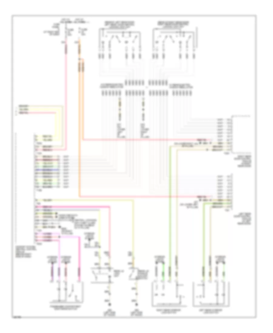 Anti-theft Wiring Diagram, Sedan (2 of 3) for Volkswagen Passat Turbo 2008