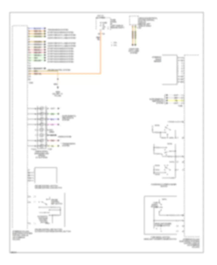 Steering Column Electronic Systems Control Module Wiring Diagram for Volkswagen Passat Turbo 2008