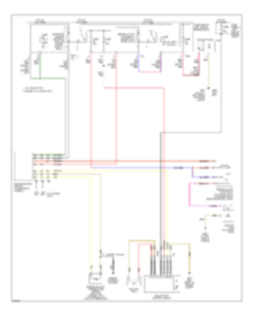 Cooling Fan Wiring Diagram for Volkswagen Passat Turbo 2008