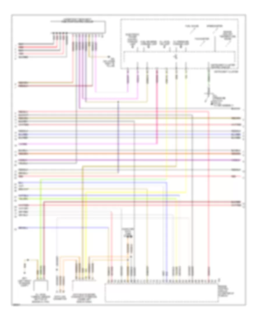 2.0L, Engine Performance Wiring Diagram, CAWB (3 of 6) for Volkswagen Passat Turbo 2008