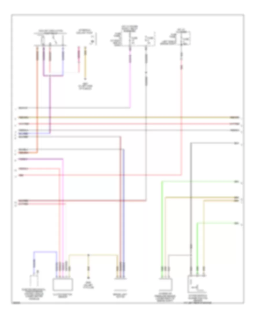 2.0L, Engine Performance Wiring Diagram, CAWB (4 of 6) for Volkswagen Passat Turbo 2008