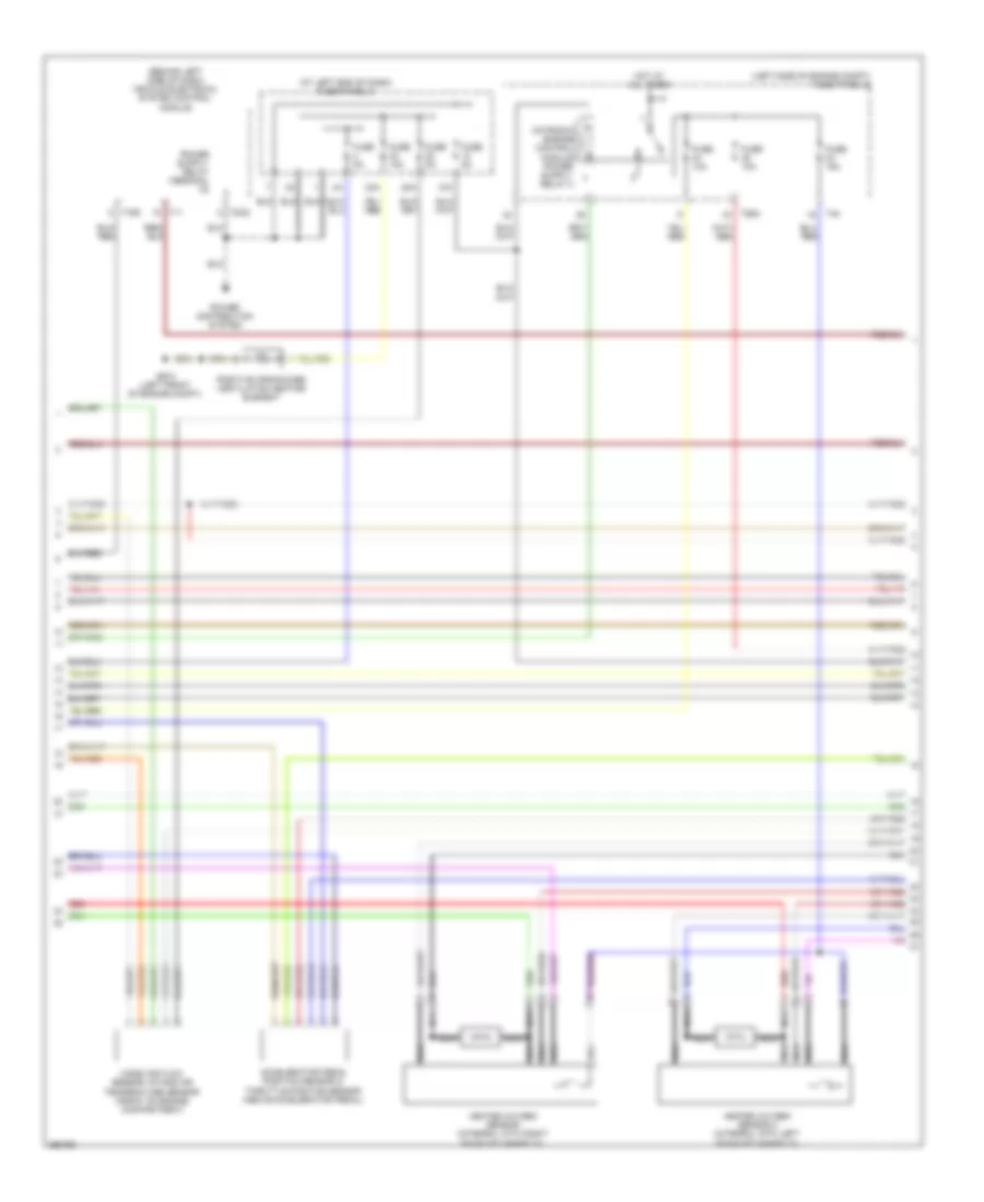 3.6L, Engine Performance Wiring Diagram (2 of 6) for Volkswagen Passat Turbo 2008