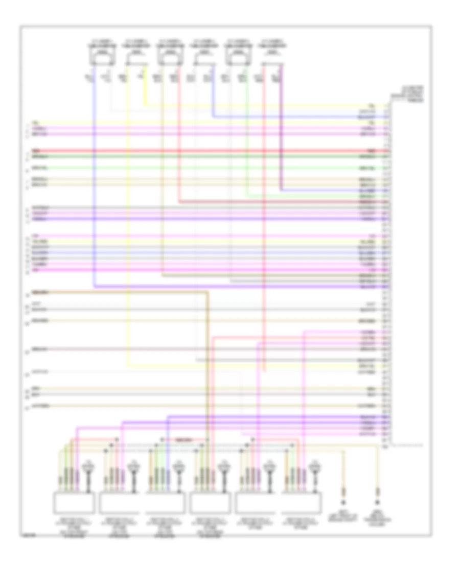 3.6L, Engine Performance Wiring Diagram (6 of 6) for Volkswagen Passat Turbo 2008