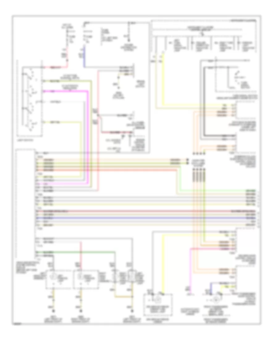 Exterior Lamps Wiring Diagram 1 of 2 for Volkswagen Passat Turbo 2008