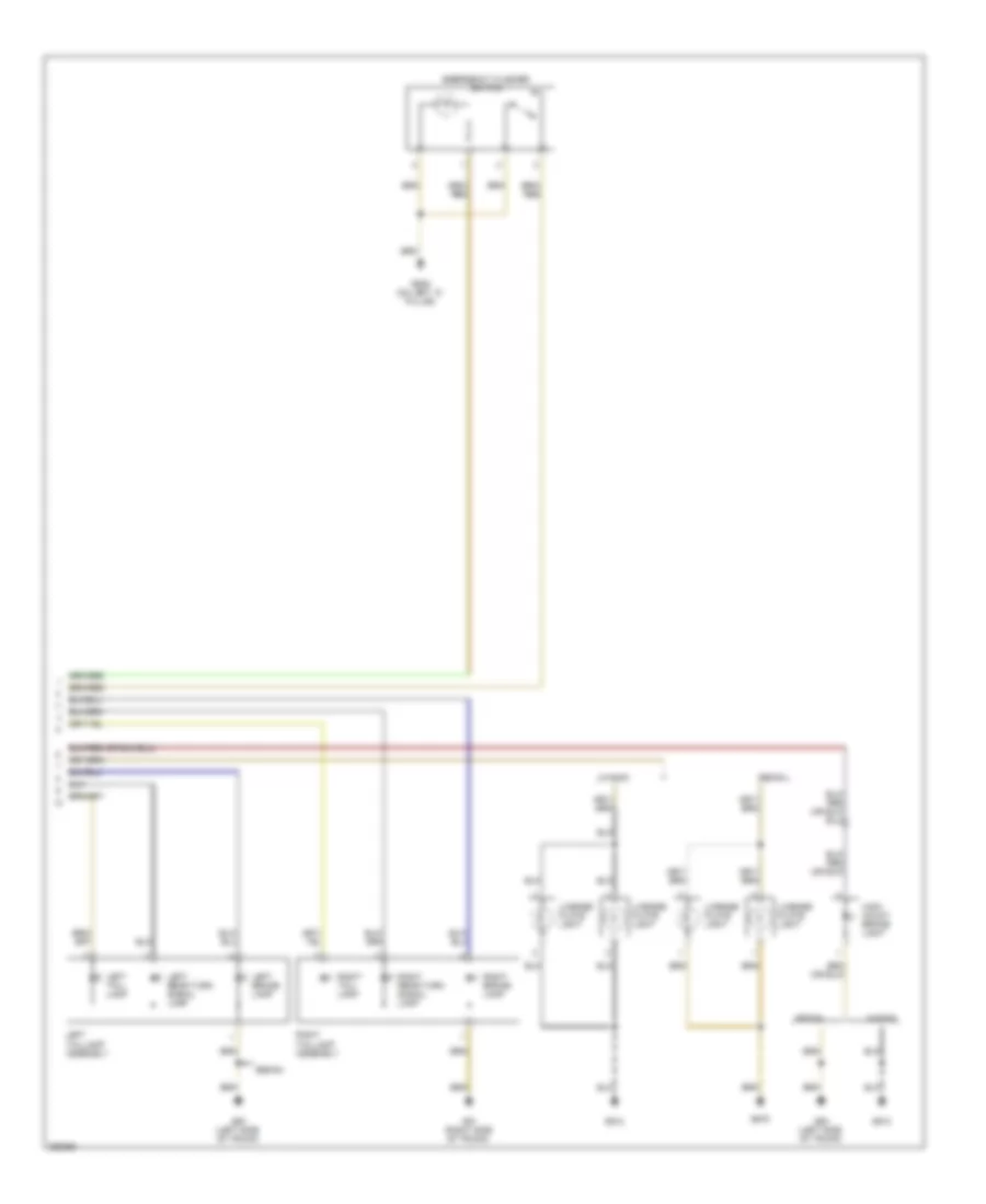 Exterior Lamps Wiring Diagram 2 of 2 for Volkswagen Passat Turbo 2008