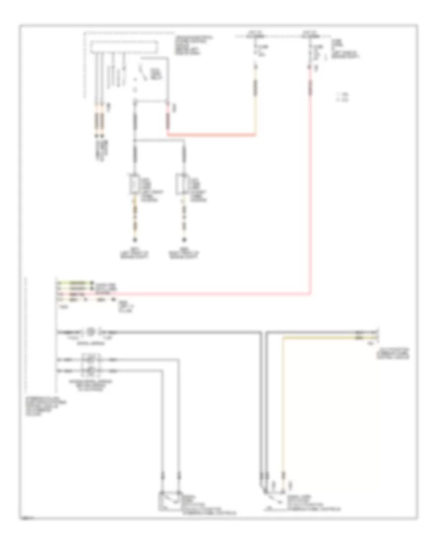 Horn Wiring Diagram for Volkswagen Passat Turbo 2008