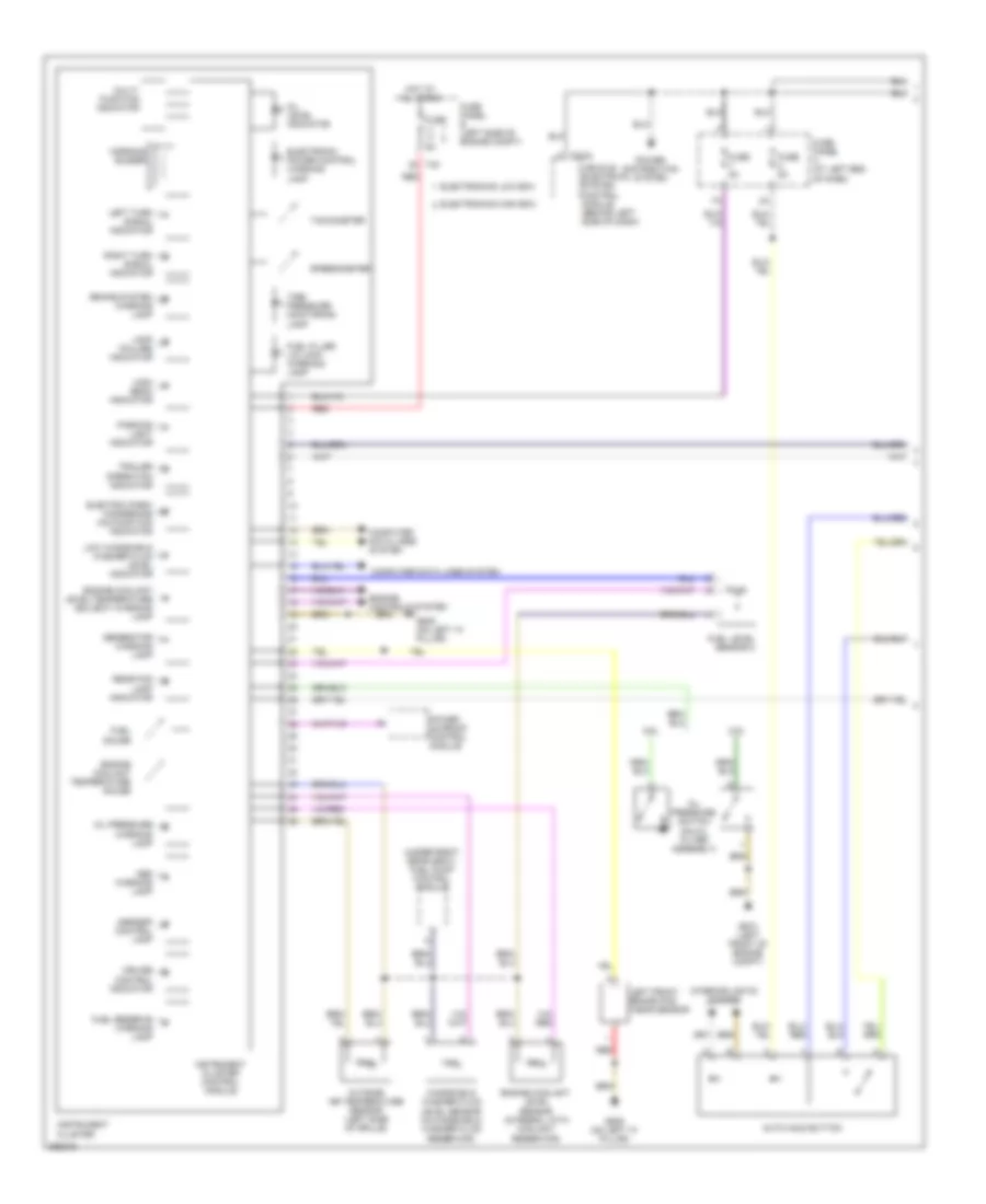 Instrument Cluster Wiring Diagram 1 of 2 for Volkswagen Passat Turbo 2008