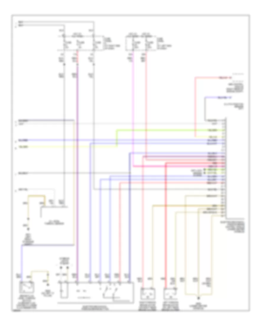 Instrument Cluster Wiring Diagram (2 of 2) for Volkswagen Passat Turbo 2008