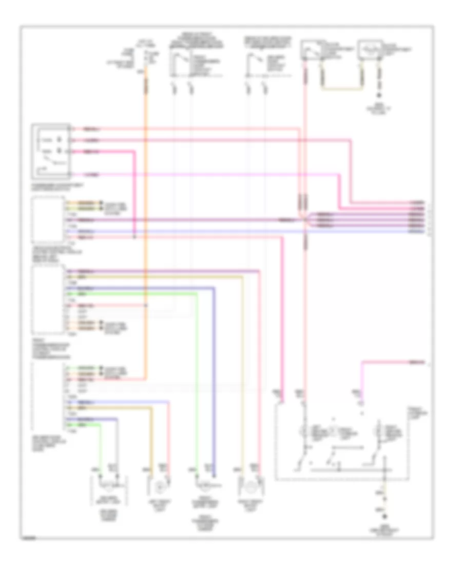 Courtesy Lamps Wiring Diagram 1 of 2 for Volkswagen Passat Turbo 2008