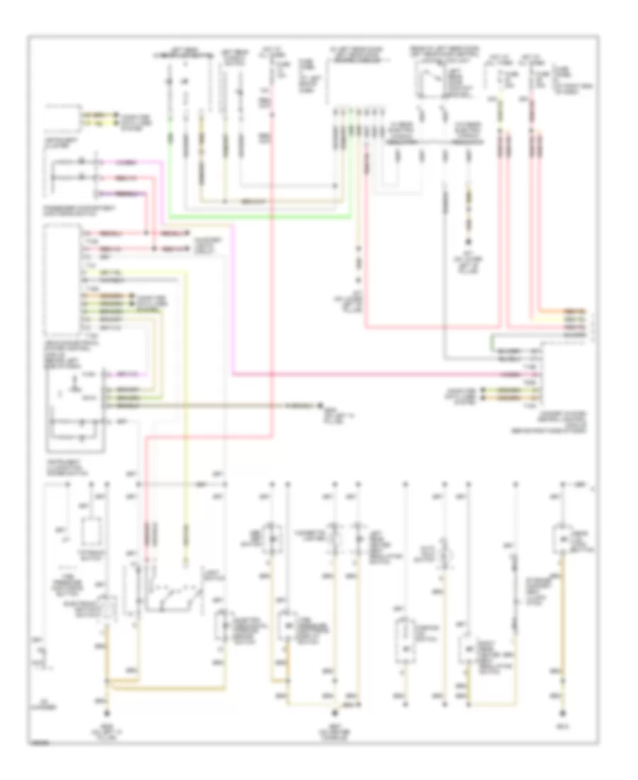 Instrument Illumination Wiring Diagram (1 of 2) for Volkswagen Passat Turbo 2008