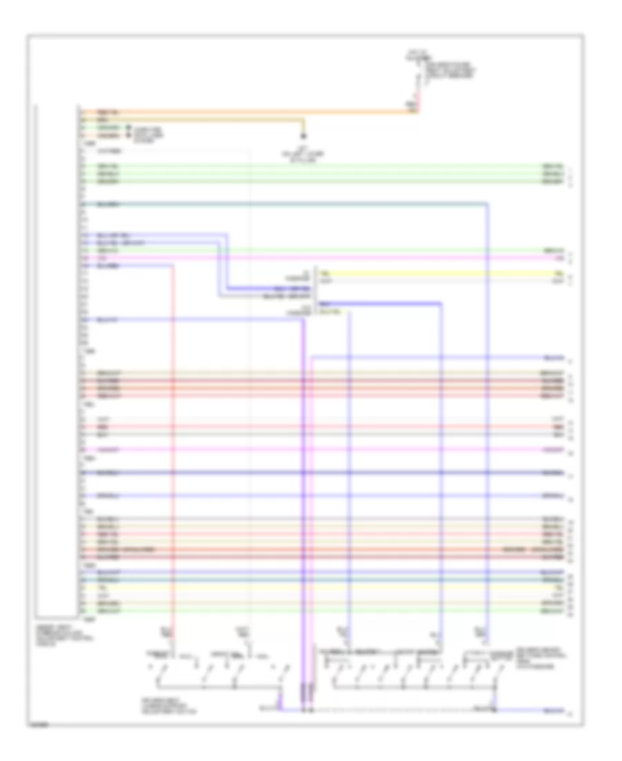 Memory Systems Wiring Diagram 1 of 2 for Volkswagen Passat Turbo 2008