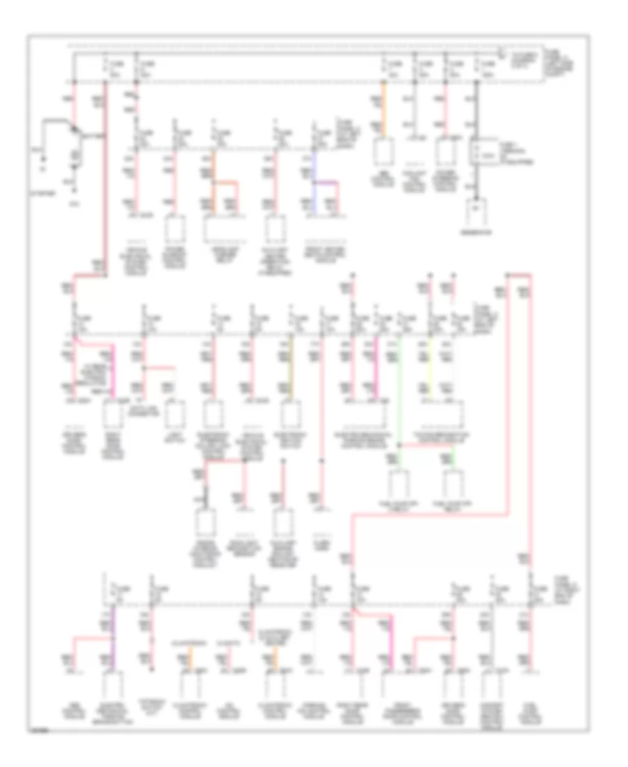 2 0L Power Distribution Wiring Diagram 1 of 4 for Volkswagen Passat Turbo 2008