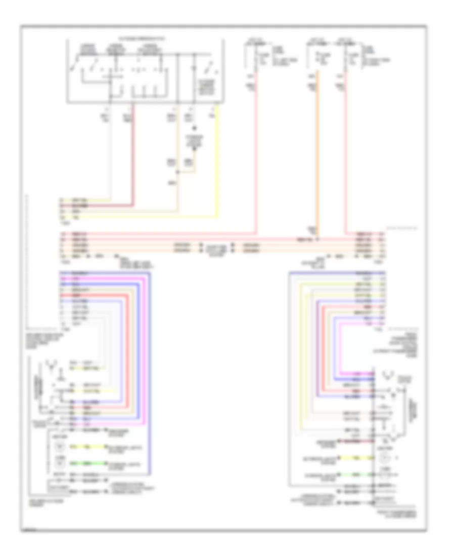 Power Mirrors Wiring Diagram for Volkswagen Passat Turbo 2008