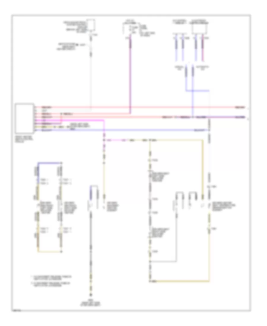 Front Heated Seats Wiring Diagram, with Comfort  Leather Seats (1 of 2) for Volkswagen Passat Turbo 2008